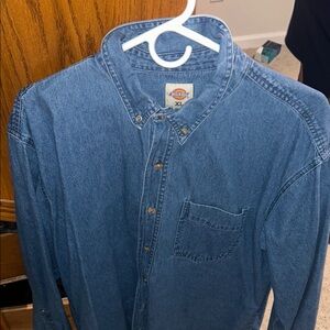 Dickies Classic Blue Button-Up Shirt